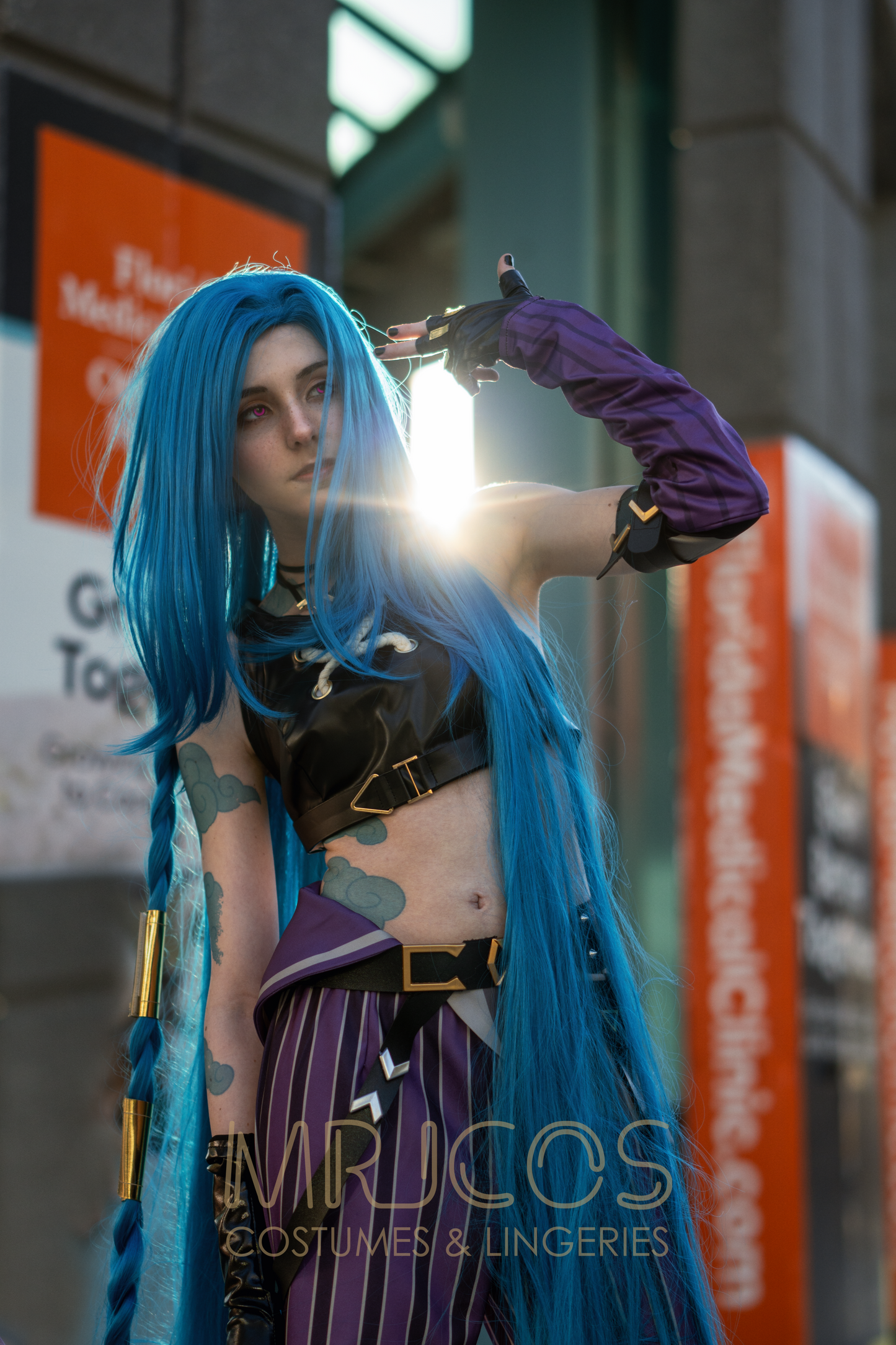league of legends arcane jinx costume