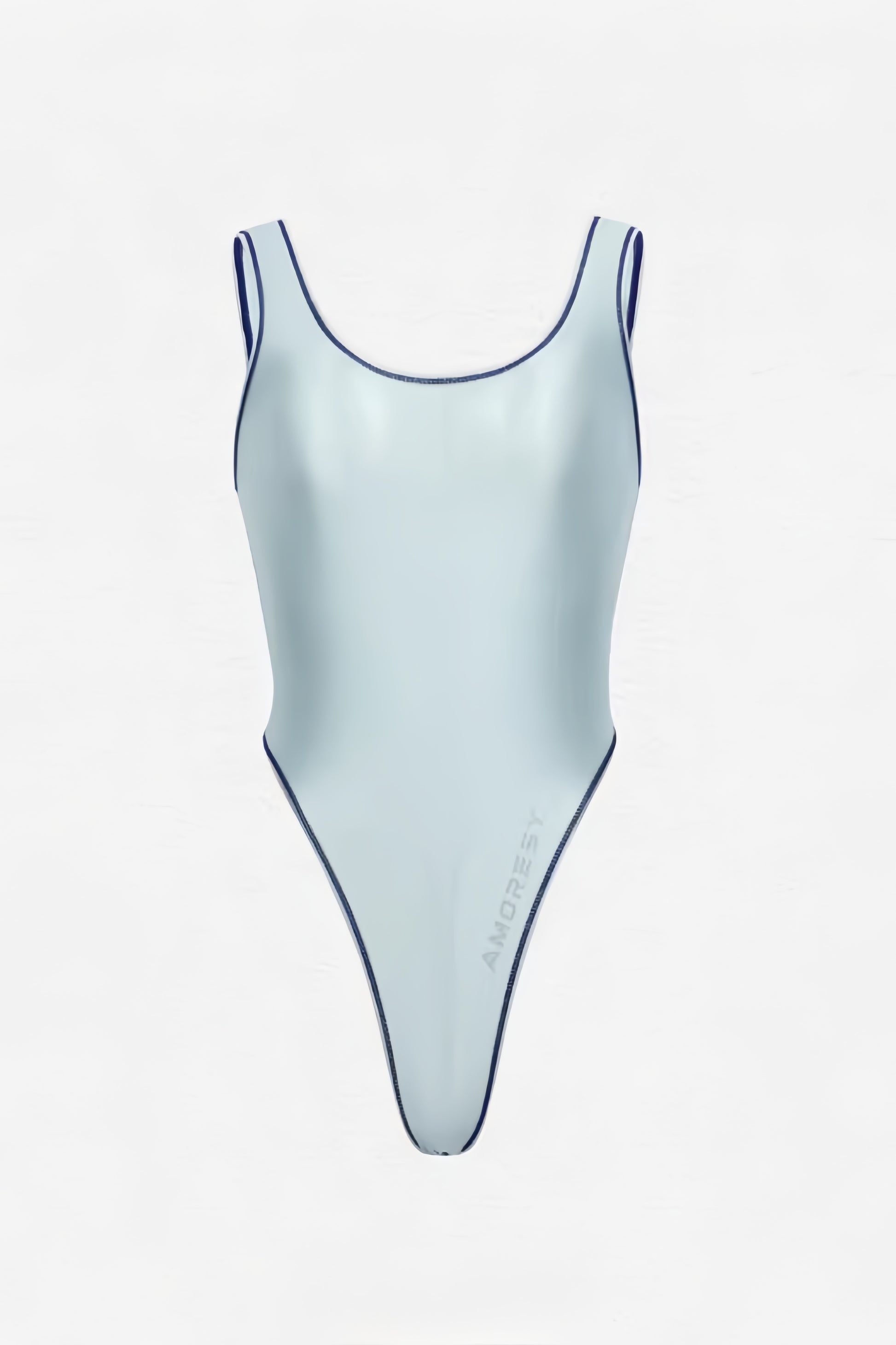 AMORESY Tempest Sheer Super High-Leg Thong Swimsuit Leotard
