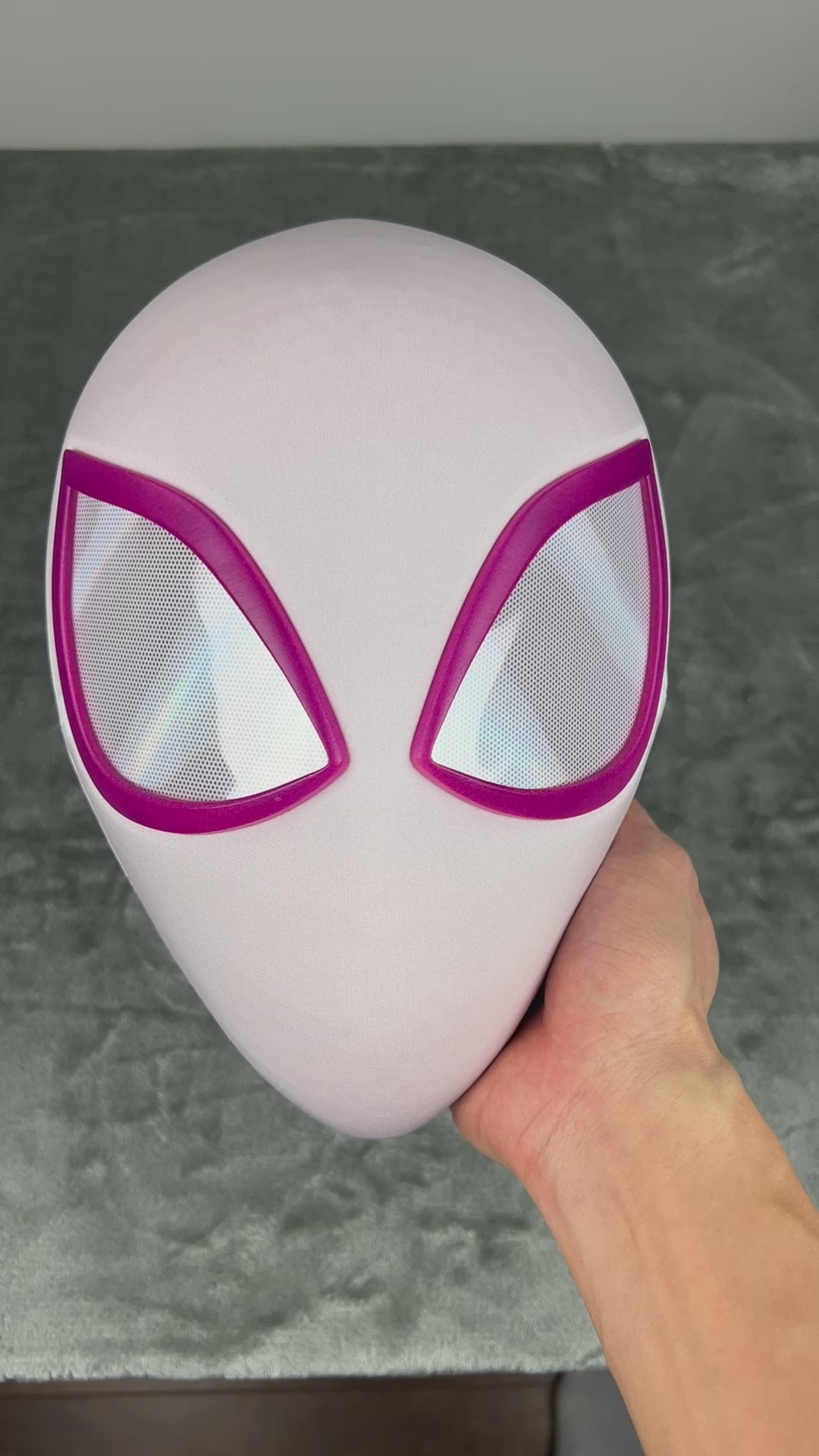 spidergirl Gwen Cosplay Mask with Built-in Faceshell 