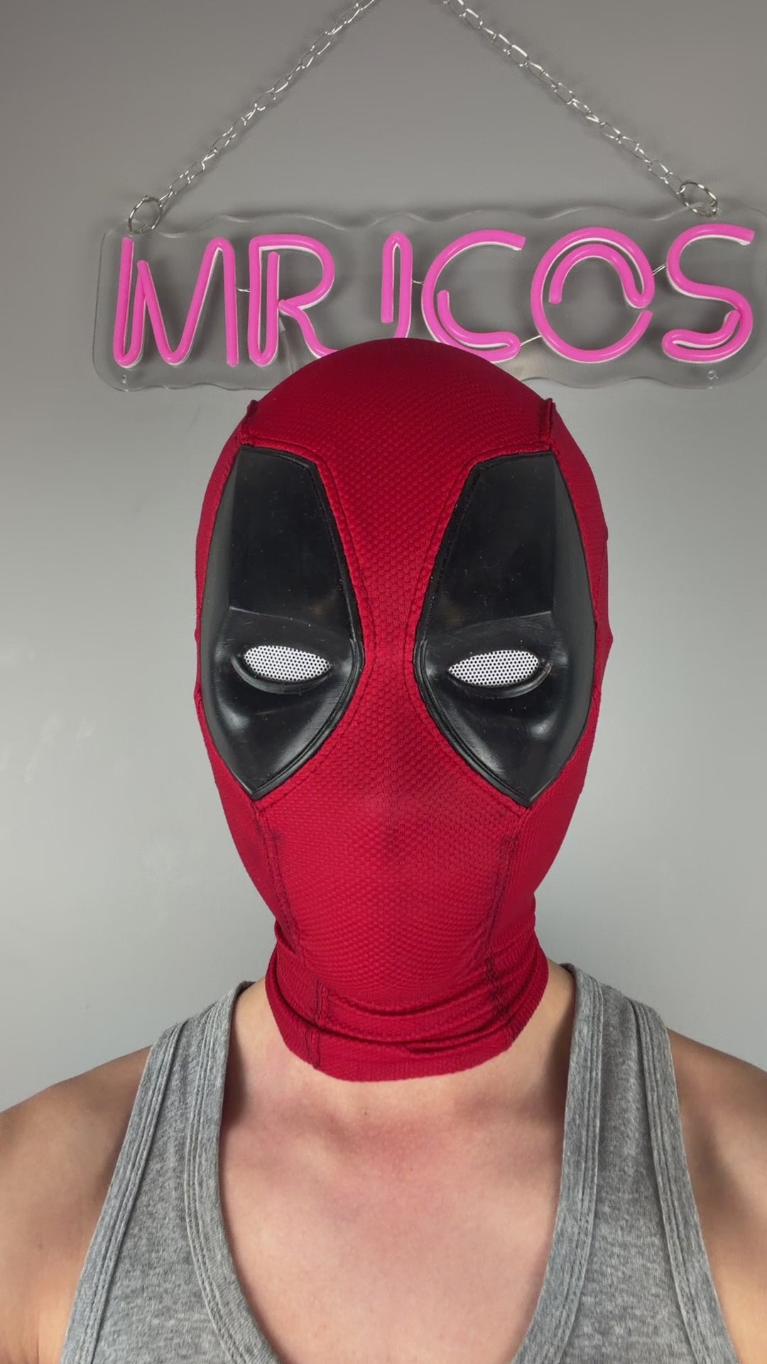 Handmade Deadpool Cosplay Soft Mask