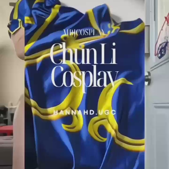 Chun Li Spandex Cosplay Halloween Costume Bodysuit Sexy Lingerie Open Crotch