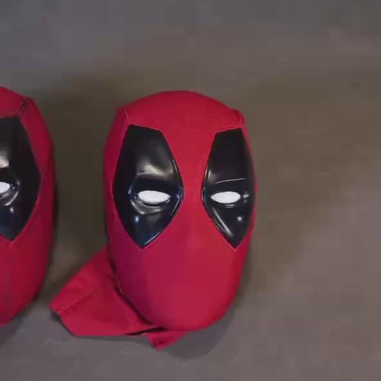 Hand-made Deadpool Cosplay Halloween Mask with Faceshell