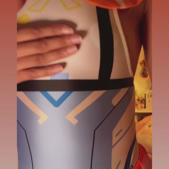 Japanese Anime Girl Spandex Swimwear Racing Suit Wet Suit Race Queen Costume
