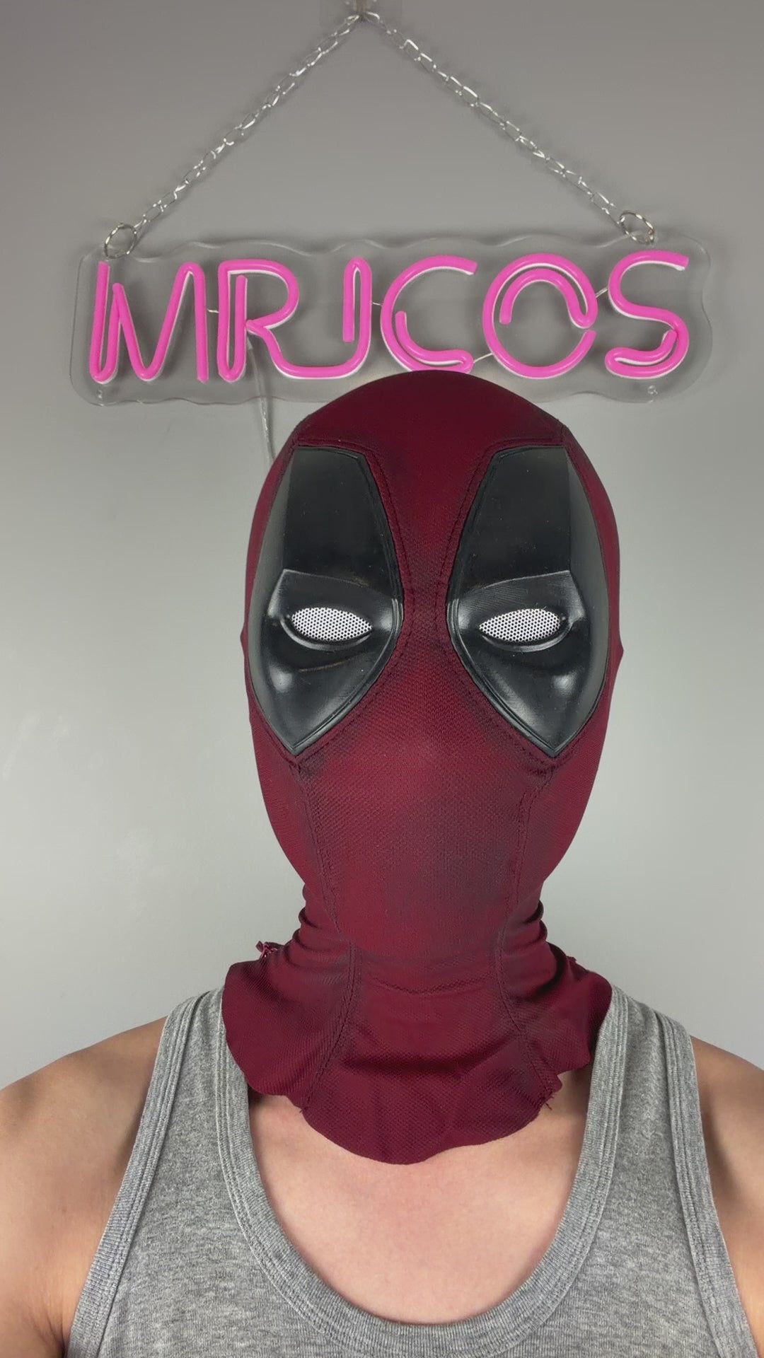 Handmade Deadpool Cosplay Soft Mask